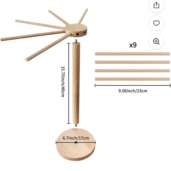 Wooden Pasta Drying Rack 020 - Picture 3 of 5